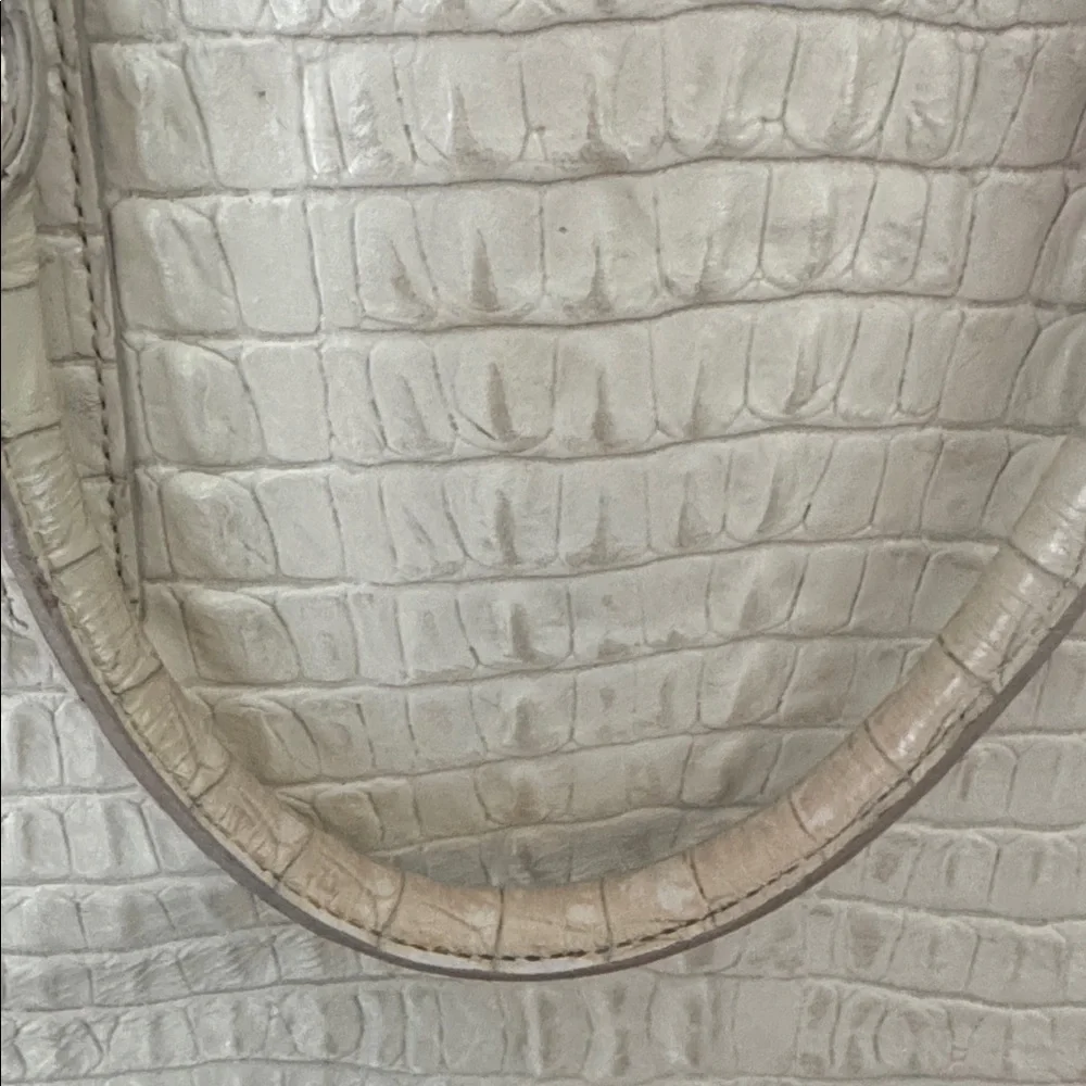 Brahmin Croc-Embossed Satchel Purse - Picture 5 of 5